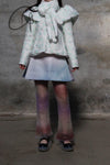 SWAYING/KNIT Flared Pants SW212XZ47 Purple Gradient PS26